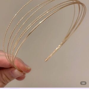 Gold Double Strand Headband